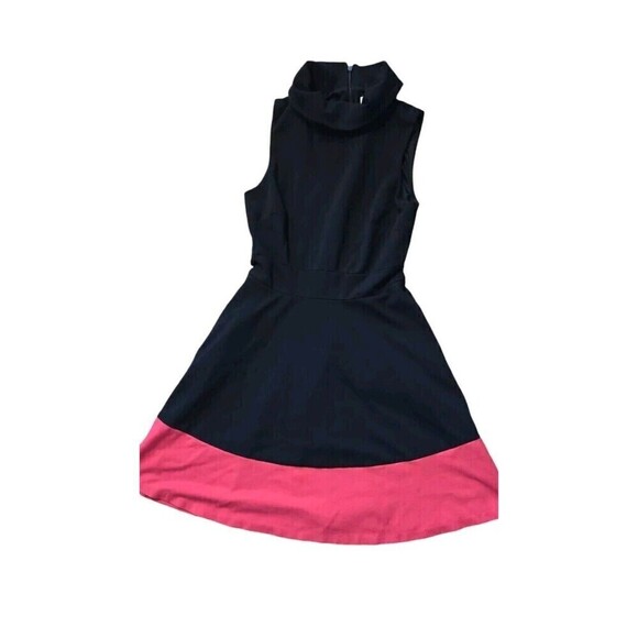 PINK Victoria's Secret Dresses & Skirts - Eliza J A Line Dress Women's 2 Navy/PInk M Dance Party Flirty